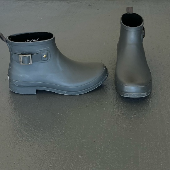 CHOOKA Eastlake Shortie Shaft Waterproof Rain Boots Ankle Rubber Booties - Picture 4 of 12